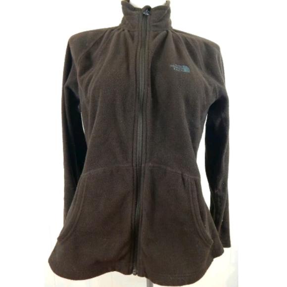 The North Face Brown Full Zip Fleece Jacket - Picture 1 of 5